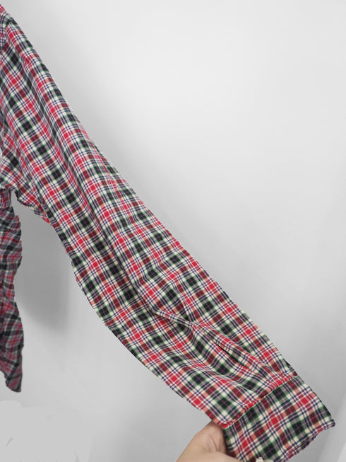 mooon/REMAKE SKIPPER SHIRT E (red) ムーン/リメイクスキッパーシャツE (赤)